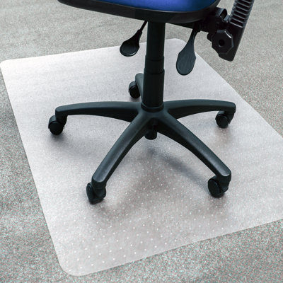 Ecotex BioPVC Chair Mat for Low Pile Carpets up to 1/4" Thick - 45" x 53"