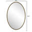 Miroir rétro Iron Art (miroir inclus seulement)-1676704860