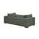Alcantara 89.5" Square Arm Sofa