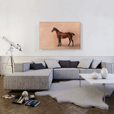 " Study Of A Saddled Bay Hunter 1828 " by John Ferneley Painting Print