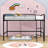 Alaeyah Twin Loft Bed with Ladder