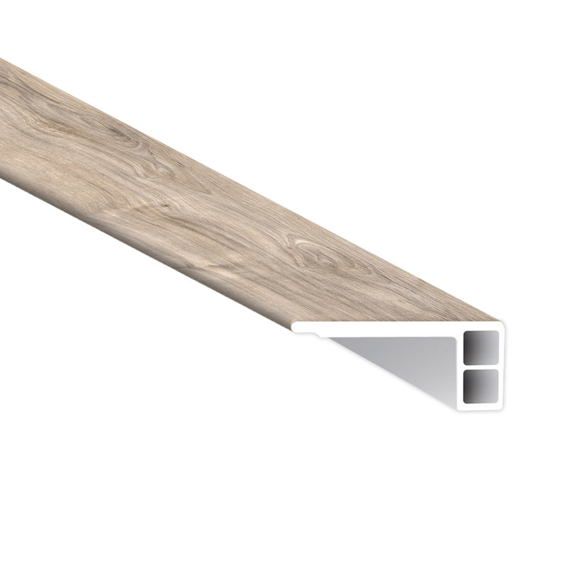 Profilé de nez de marche affleurant en vinyle de luxe Granville Maple, 0,75 po d'épaisseur x 94 po de longueur x 2,75 po de largeur