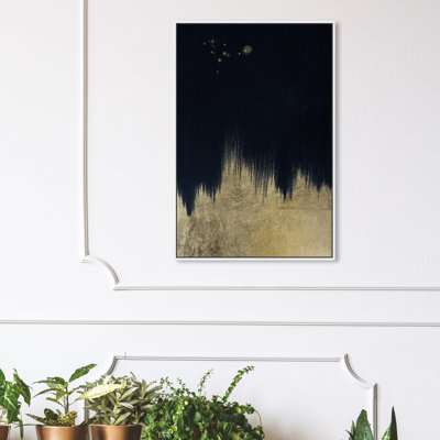 «Abstract Starry Night Redux Night Sky», peinture sur toile
