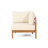 CROWNE 4-PCS SOFA CONVERSATION SET W/ BEIGE CUSHION