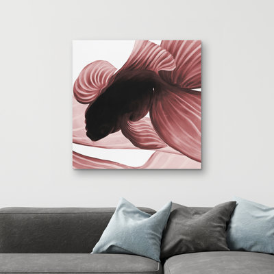 Two betta - 32"x32" art on canvas