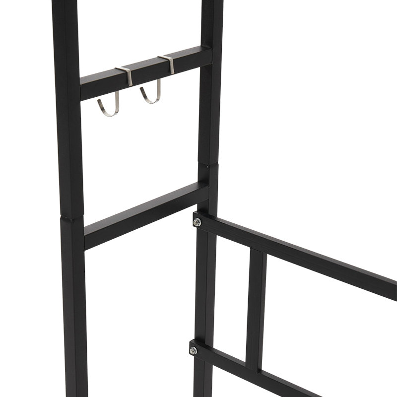 storage rack above washing machine, Black