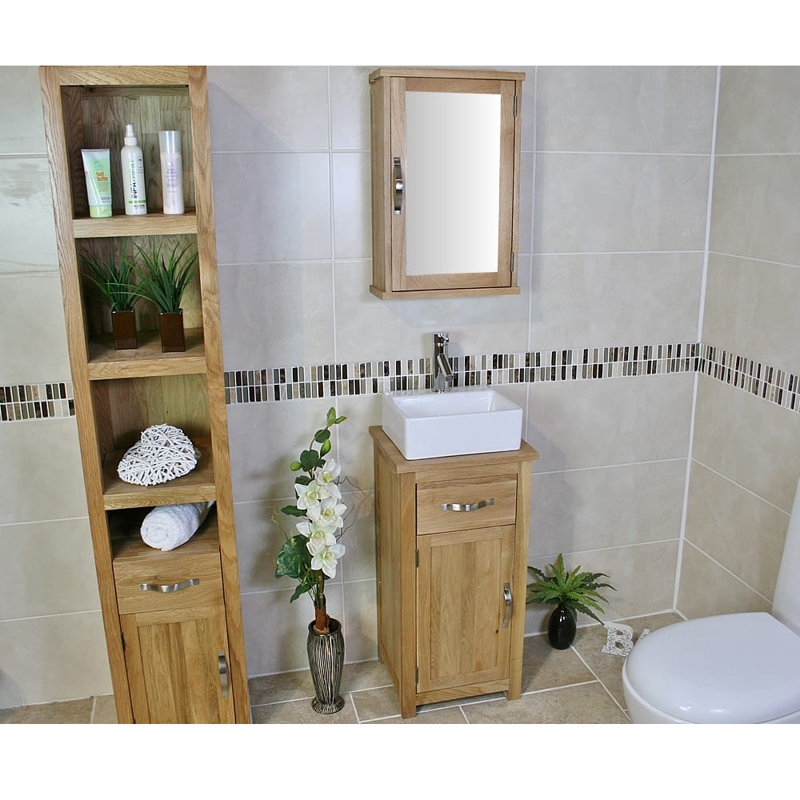 Council 400mm Single Bathroom Vanity with Vessel Ceramic Basin