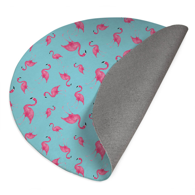 Summer Flamingo Outdoor Rug