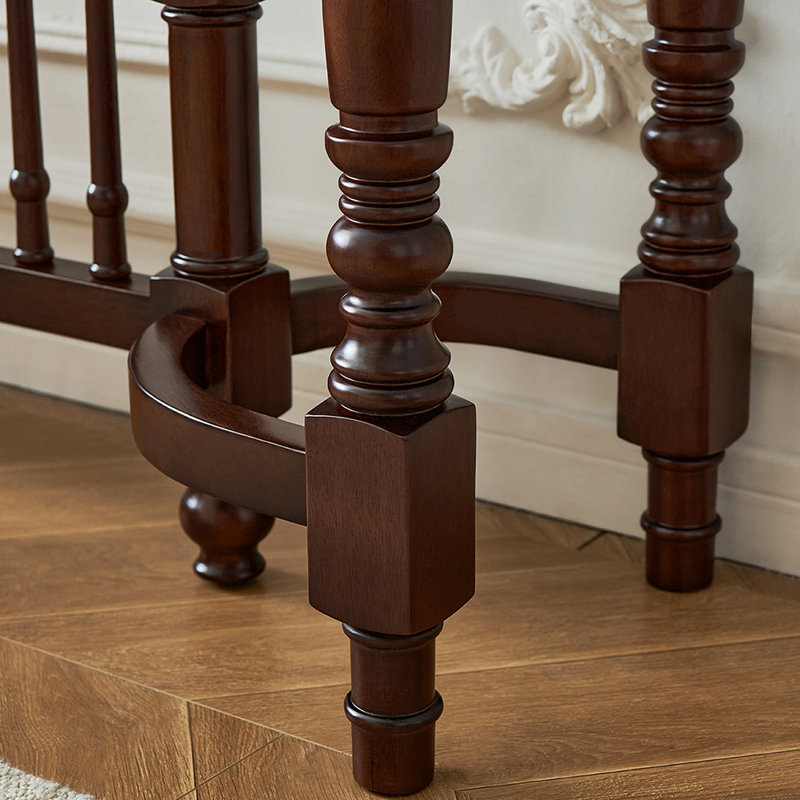 Console rétro de style français brun