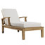 Marina Teak Chaise Lounge with Cushion-1059874824