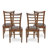 Solid Wood Ladder Back Side Chairs-1413396048-1413396051