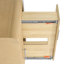 Meuble-lavabo mural double 72 po en chêne scandinave Francesca-134531449-134531451