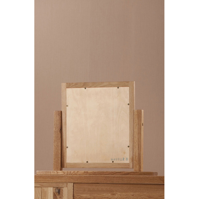 Wood Flat Floor Mirror