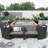 Spa Surround Spa Frame Quadrilateral Outdoor Rattan Sectional Sofa Set With Mini Sofa-675153716