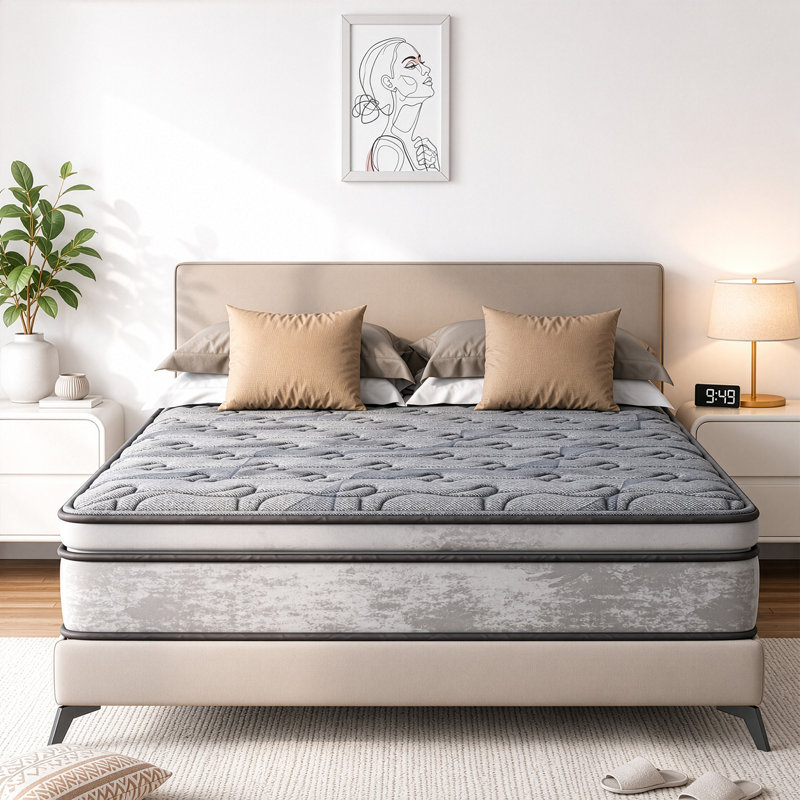 Matelas en mousse à mémoire moyenne de 8 po, Lit simple