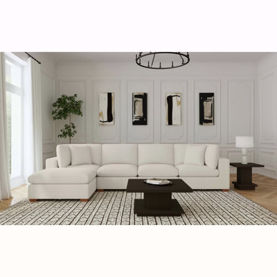 Ridgemont Ivory 5-Piece Sectional Sofa