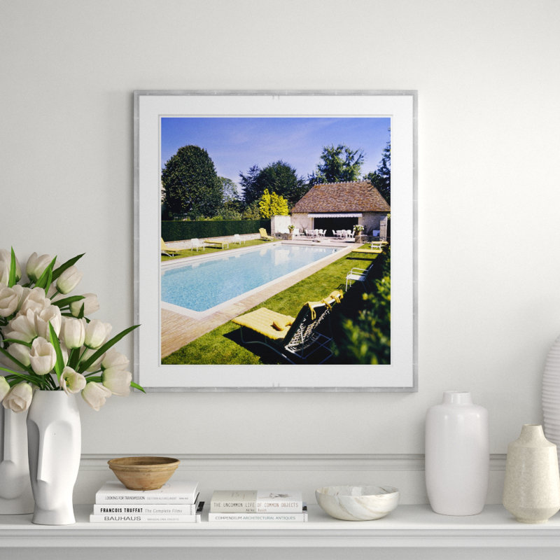 Pool At Haras De Meautry Giclee Print by Henry Clarke