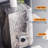 Compact 20" Modern Geometric Faux Marble Pedestal End Table-1661266251-1672189776