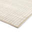 Tapis géométrique blanc / neutre tissé à la machine rectangulaire en jute / sisal / polyester Alina-1426968727
