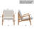 Banan Boucle Upholstered Armchair-1529880002