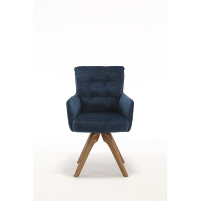 Persich 51cm H Foam Upholstered Accent Chair in Blue