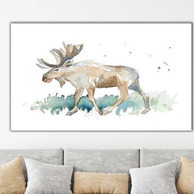 " Watercolor Moose " by Lanie Loreth
