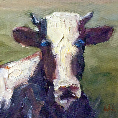 Moo Moo II By John Beard - Gallery Wrapped Canvas Print
