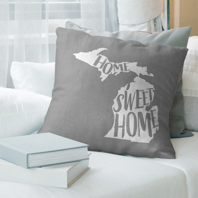 Home Sweet Throw Pillow
