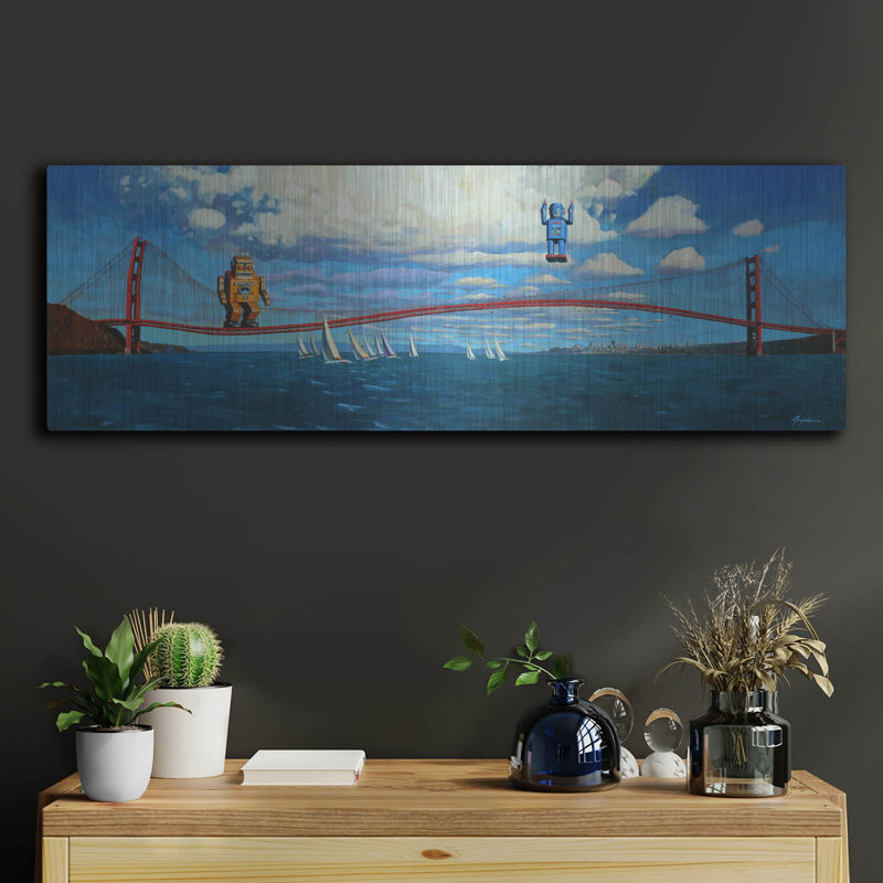 " Golden Gaters " Print, 12" H x 36" W