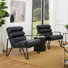 Cacey Faux Leather Armchair
