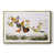 Toile avec cadre flottant or