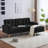 Reubyn Velvet L-Shaped Sectional Right Hand Facing-885453519