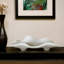 Sagebrook Home's Kelsi Quartz-Inspired 20" White Resin Tray - Perfect for Elegant Table Settings