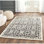 Tapis géométrique en laine touffeté à la main Cambridge