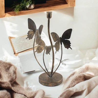 Metal Tabletop Candelabra