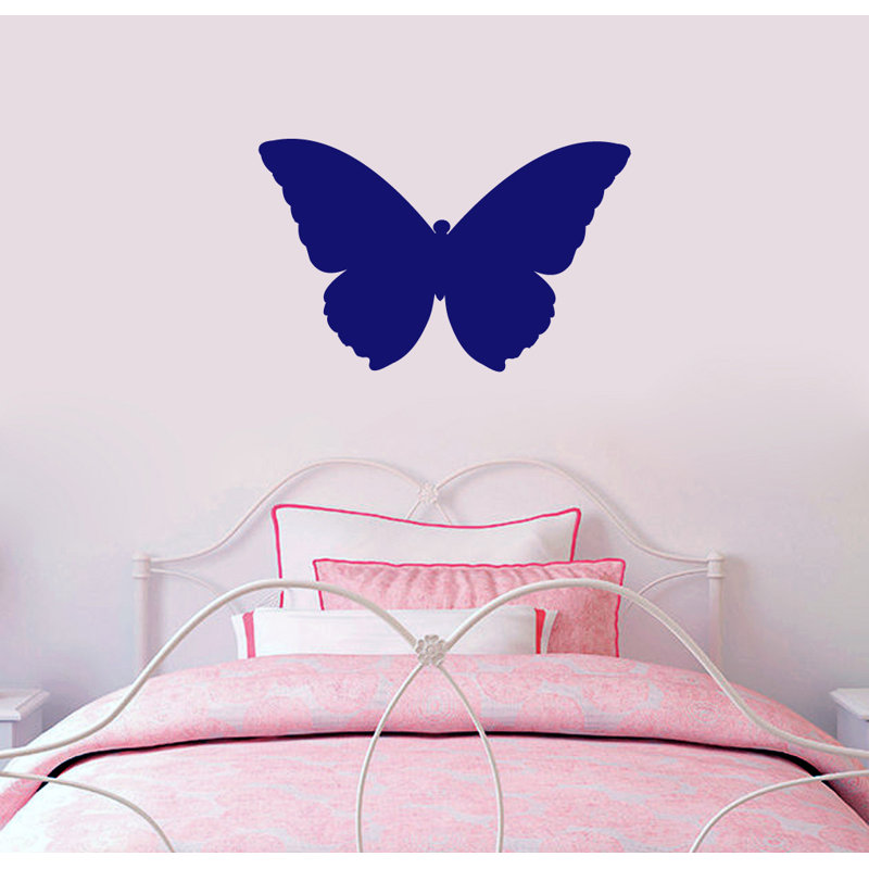 Adhésif décoratif papillon, Bleu marine