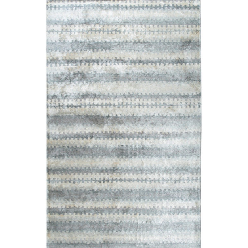 Tapis contemporain en laine touffeté à la main Selene
