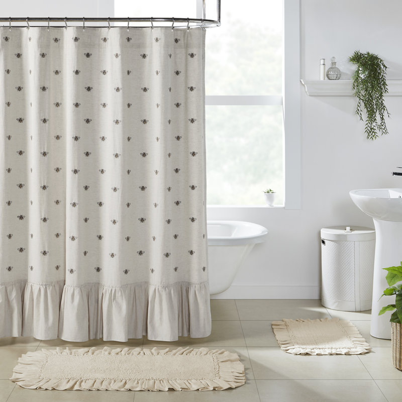 Rimbert Polka Dots Single Shower Curtain