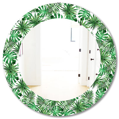 Miroir mural éclectique Tropical Mood Foliage 8