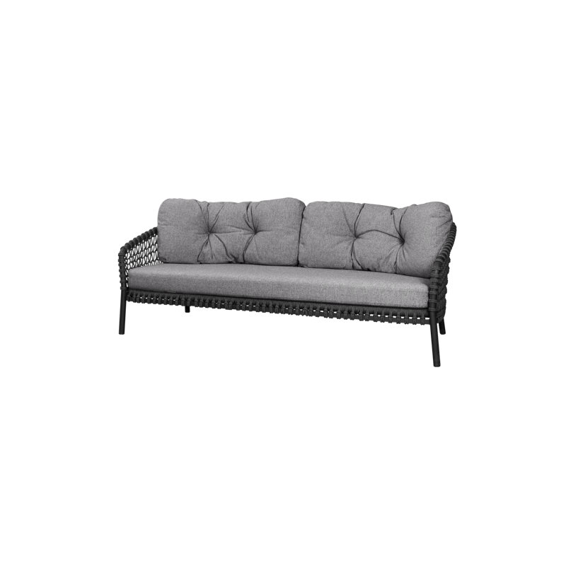 Ocean Large 3-Seater Sofa, Dark Gray