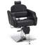 Fauteuil de coiffeur inclinable l 27 po Nasri Hendren, fauteuil Solon pivotant, similicuir-369682353