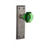 New York Plate with Waldorf Emerald Door Knob-1171779392