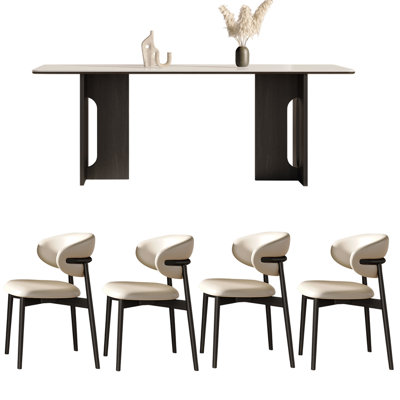 French-Inspired Japanese Style Rock Table