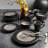 Gibson Elite Dragonstone 16-Piece Dinnerware Set