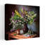 Été fleurs sauvages nature morte rustique abstrait contemporain marguerite fleur art mural-1034300709