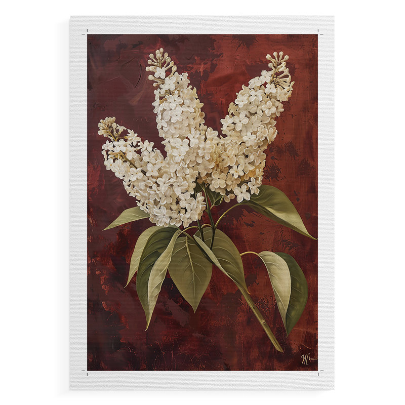 Série FLORAL CXCVII - Impression sur toile seulement - NON CADRE, H 27 po x l 18 po
