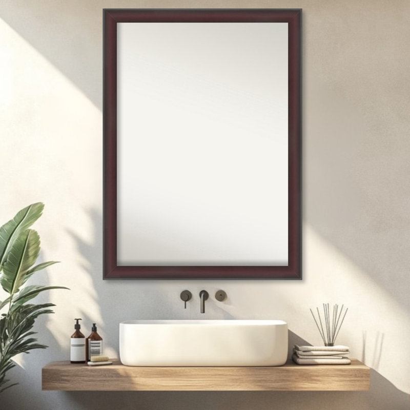 Miroir mural de salle de bain Grand Cherry, 30,75 po x 41,75 po, Cherry