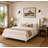 Eriksay Low Profile Upholstered Platform Bed with Wingback Headboard-1653282083-1659977898