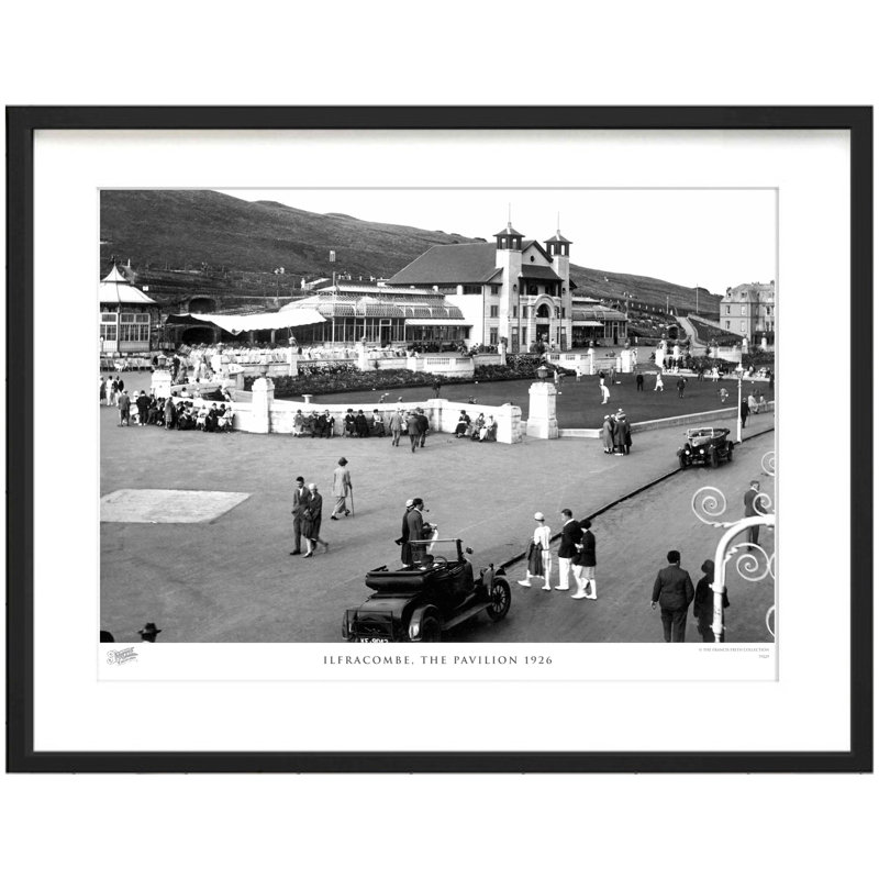 Ilfracombe, The Pavilion 1926 - Single Picture Frame Print, 45cm H x 60cm W x 2.3cm D
