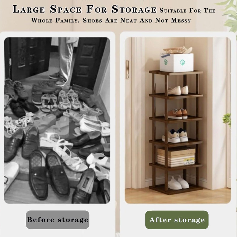 17 Pair Shoe Rack